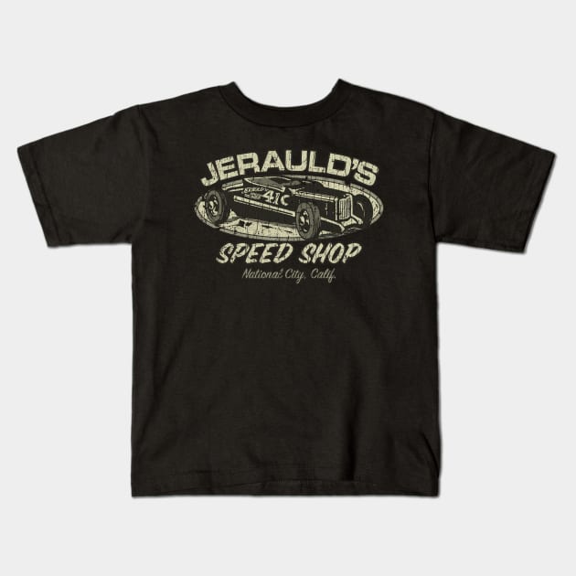 Jerauld's Speed Shop 1948 Kids T-Shirt by JCD666